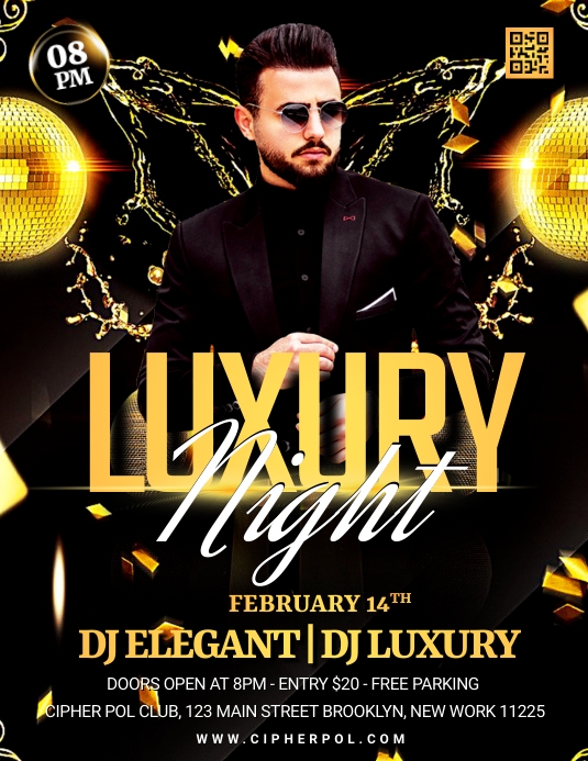 Night Club Flyer Template Postermywall Night Club Flyer Template Postermywall