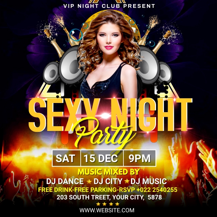 Night Club Flyer Template Postermywall Night Club Flyer Template Postermywall