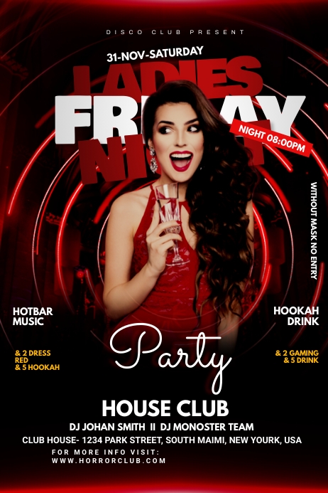 Night Club Flyer Template | PosterMyWall