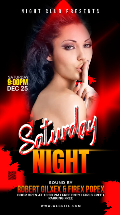 Night club Instagram Story template