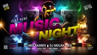 Night Club Party Blog header template