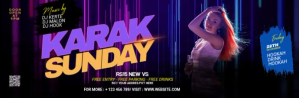 Night Club Party Email Header template