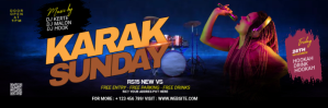 Night Club Party Email Header template