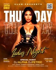 night club party Instagram Portrait template