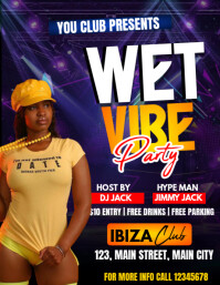 night club party Flyer (Letter pang-US) template