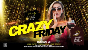 Night Club Party Blog overskrift template