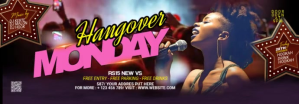 Night Club Party Banner de Tumblr template