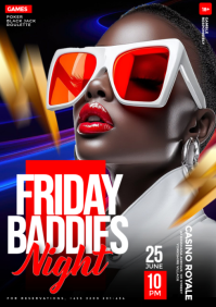 Night Club Party Flyer A4 template