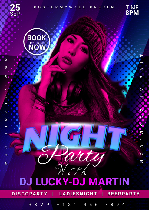 Night Club Party Flyer Design Template Postermywall Night Club Party Flyer Design Template Postermywall