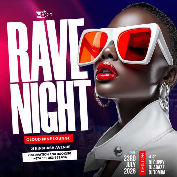 Rave Night Event Instagram Ad Template | PosterMyWall