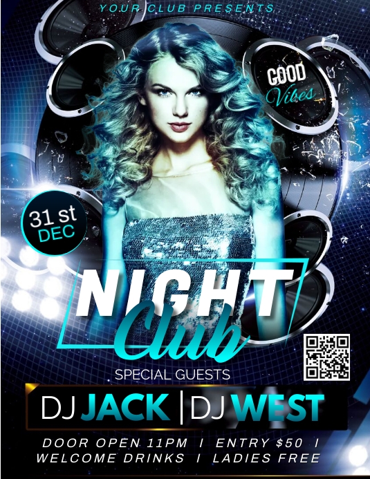 Night Club Party Flyer Template Postermywall Night Club Party Flyer Template Postermywall