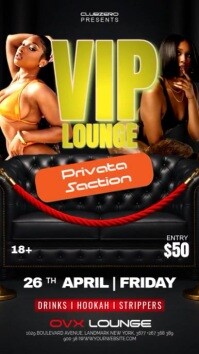 Night club party flyer Reel de Instagram template