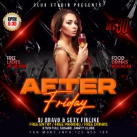 Night Club Party Flyer Template Instagram-opslag