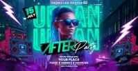 Night Club Party Flyer Template Couverture d'événement Facebook