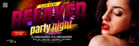 Night Club Party LinkedIn Banner template