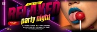 Night Club Party LinkedIn Banner template