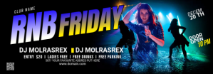Zwart RNB Club Event Tumblr Banner Template