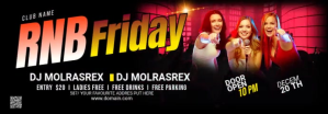 Night Club Party Tumblr Banner template