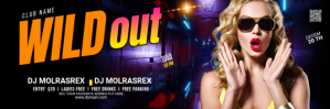 Night Club Party Twitter Header template