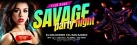Night Club Party Twitter Header template
