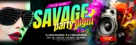 Night Club Party Twitter Header template
