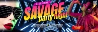 Night Club Party Twitter Header template