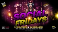 Night Club Party Twitter Post Wpis na Twittera template