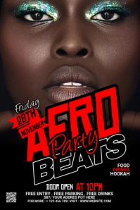 Night Club Pinterest Graphic template