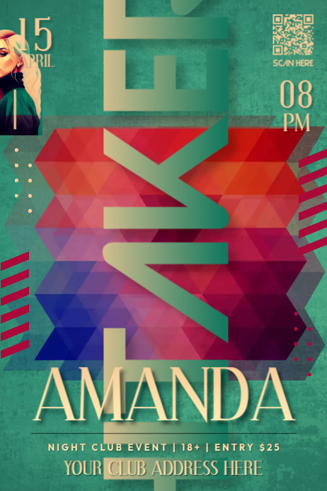 Club Poster Layout Night Club Poster Template | PosterMyWall