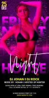 Night Club Roll Up Banner Template