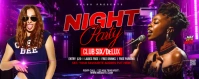 Night Club Twitch Banner template