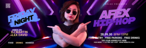 Night Club Twitter Header Twitter-Kopfzeile template