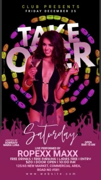 Night Club WhatsApp Status template