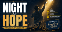 Night of Hope delt Facebook-billede template