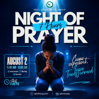Night of Prayer Instagram na Post template