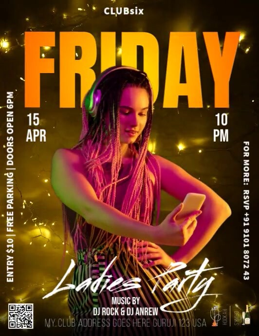 night party ad design Template | PosterMyWall