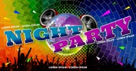 NIGHT PARTY BANNER Immagine condivisa di Facebook template