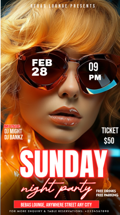 Night party design template | PosterMyWall