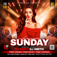 Night Party Instagram 帖子 template