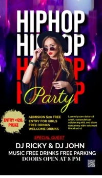 NIGHT PARTY Business Card template