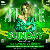 Night Party Quadrat (1:1) template