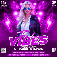 Night Party Vierkant (1:1) template