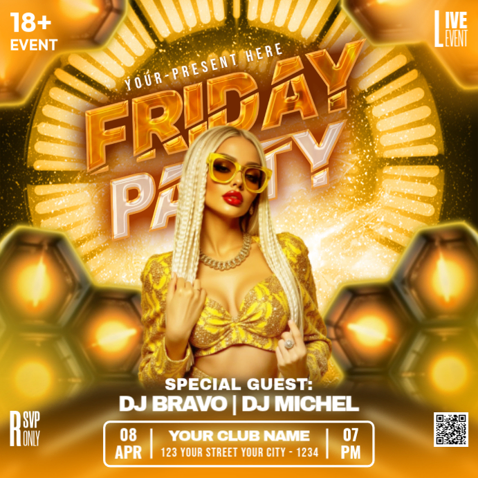 Night Party Template | PosterMyWall