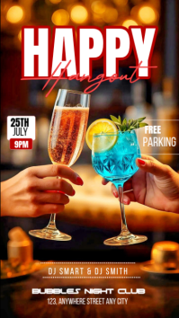 Night party design template