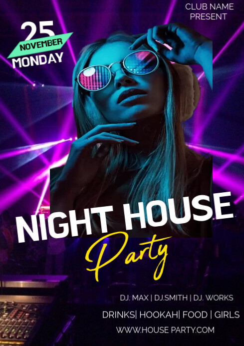 Night party Template | PosterMyWall