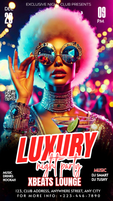 Night party design template | PosterMyWall