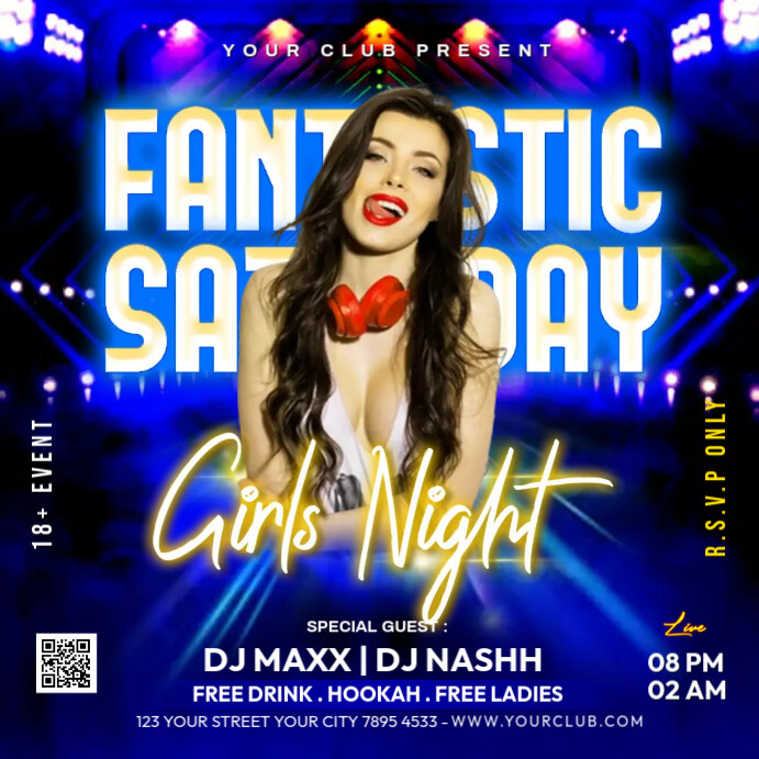 Night Party Template | PosterMyWall