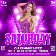 Night Party Quadrato (1:1) template