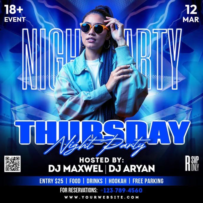 Night Party Template | PosterMyWall