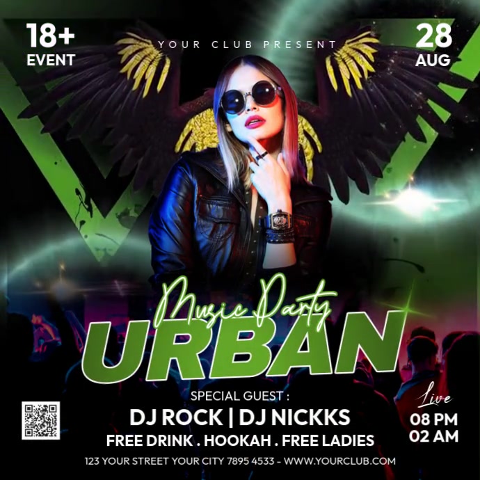 Night party Template | PosterMyWall